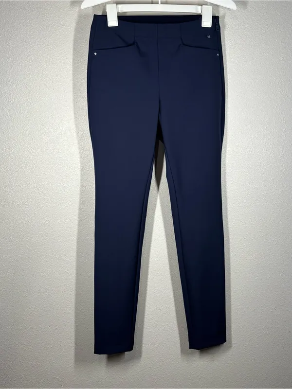 Nwt RLX Ralph Lauren Women's Golf Pants Navy Stretch Size 2 - Image 2