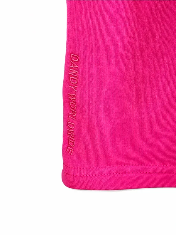 Dandy Worldwide Lover Sweat Shorts Pink Hearts Size L - Image 5