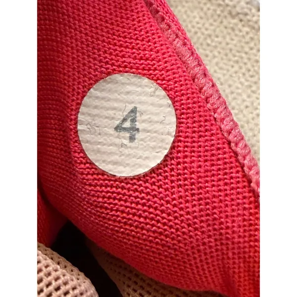 Lululemon Run Stuff Your Bra Striped Racerback Sports Neon Pink Size 4 Gym‎ Yoga - Image 6