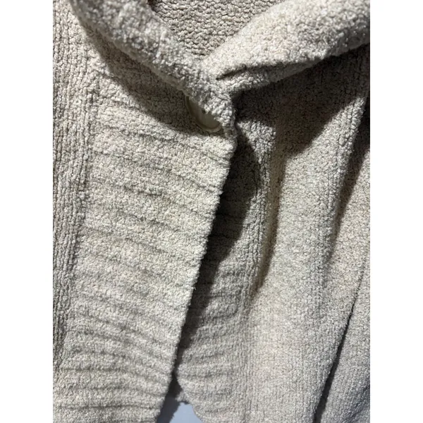 Cambridge Dry Goods Womens Cozy Knit Shawl Collar Cardigan Sweater Tan‎ Size M - Image 6