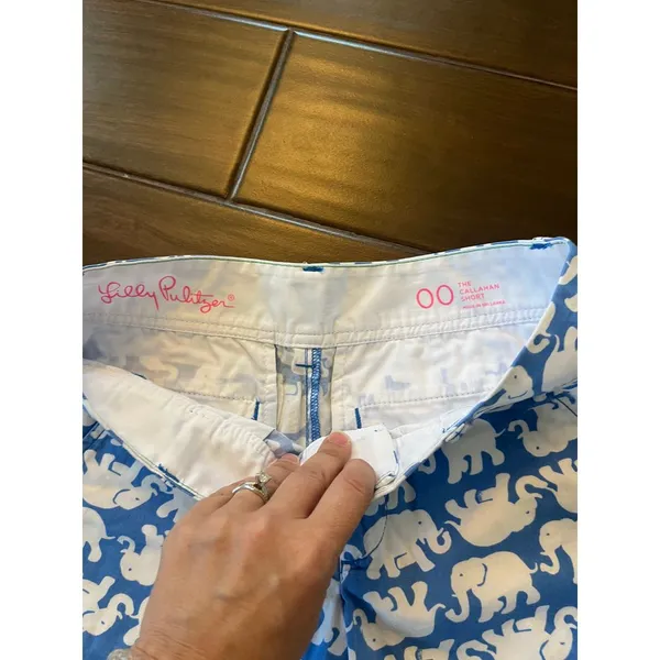 Lilly Pulitzer, the Callahan‎ short 00 blue elephant - Image 2