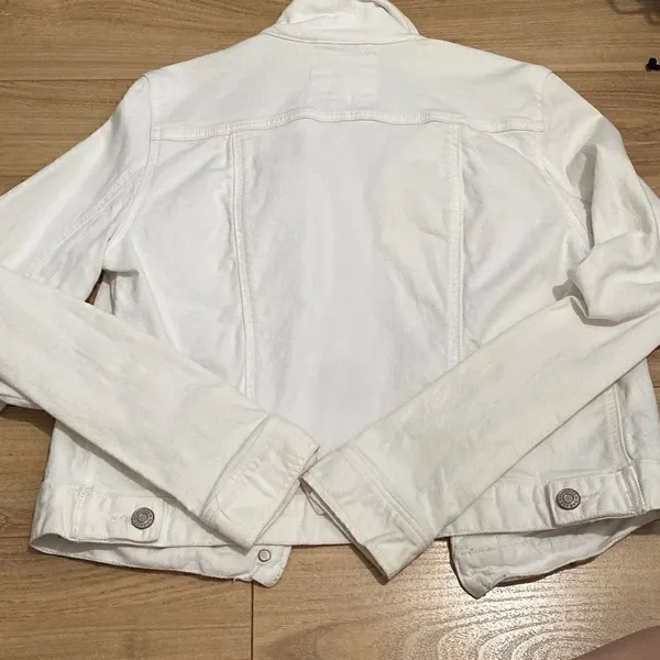 Garage white denim jacket size large‎ - Image 3