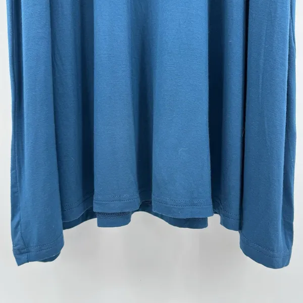 EXCHIC Teal Maxi Dress Sleeveless Tank Stretch Casual Flowy Lounge Summer Size M - Image 5