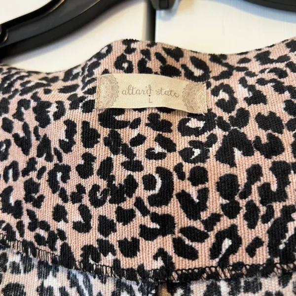 NWT Altar’d State Rosalyn Animal Print Button Front Dress - Image 3