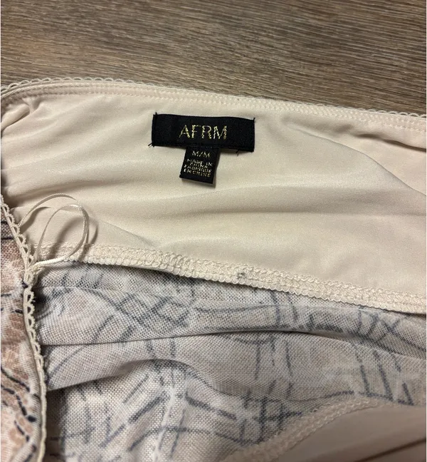 New AFRM mini strapless dress - Image 4