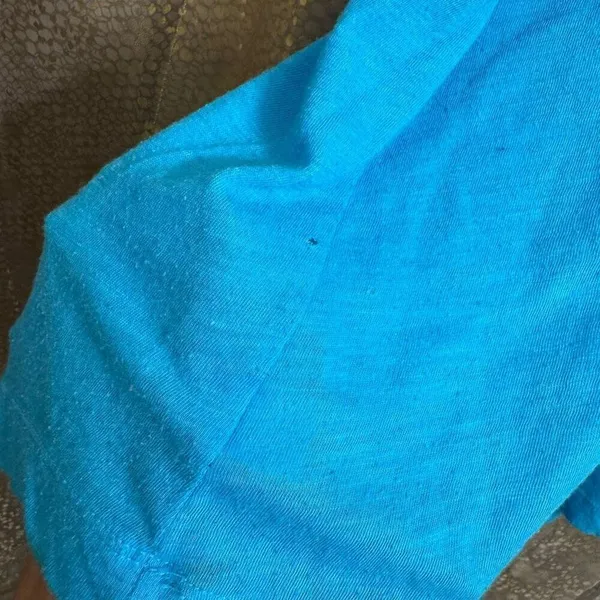 Y2K PINK Victorias Secret Malibu Blue Black 86 Sequin Stretchy Racerback Tank To - Image 6