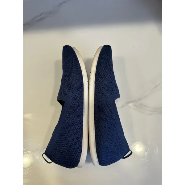Skechers BOBS Memory Foam Knit Slip On Shoes Women’s US 7 Navy Blue Comfort - Image 4