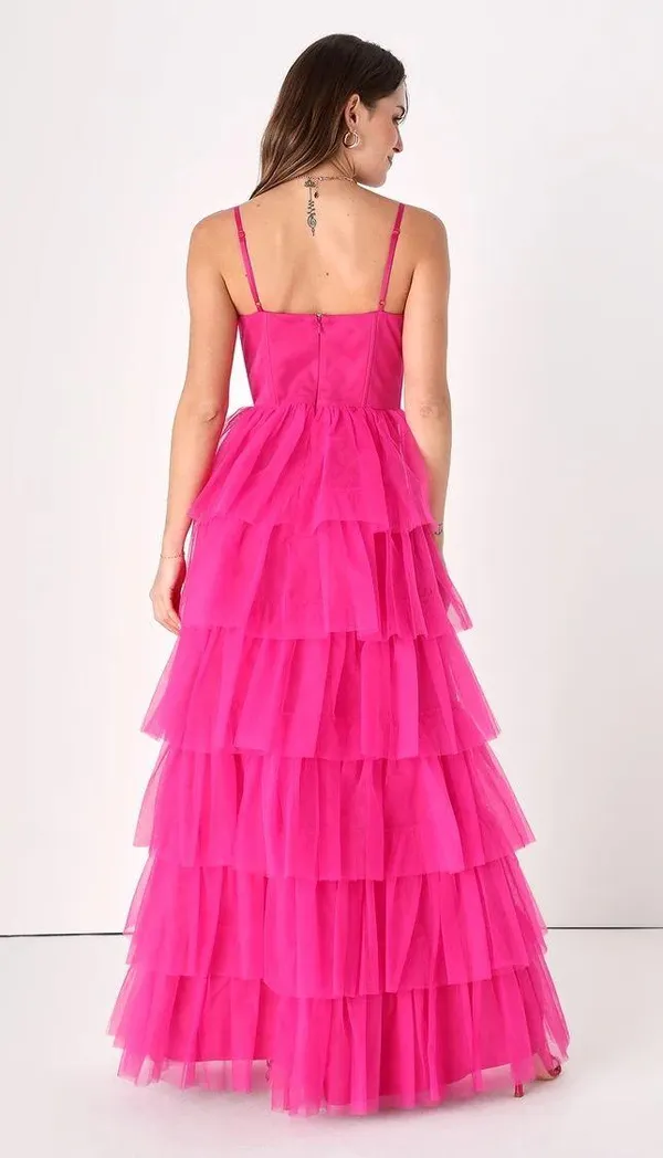 Lulus Pink Prom Dress - Image 2