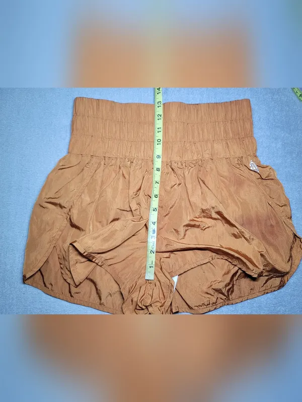 FP Movement The Way Home Shorts Honey Mallow Gold Bronze 2" Size L - Image 8
