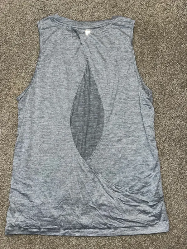 Fabletics Open Back Tank – Lightweight Gym / Pilates Top – Size S - Image 3