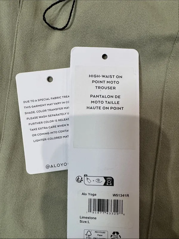 ALO Yoga High-Rise Wide-Leg Pants in Sage - Image 12