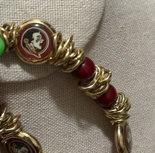 Florida State Seminoles stretchy band bracelet collegiate school spirit - Image 2