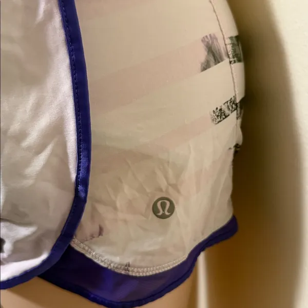 Lululemon super squad purple athletic shorts woman size 4 - Image 3