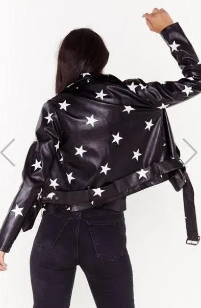 Nasty Gal Star leather jacket - Image 3
