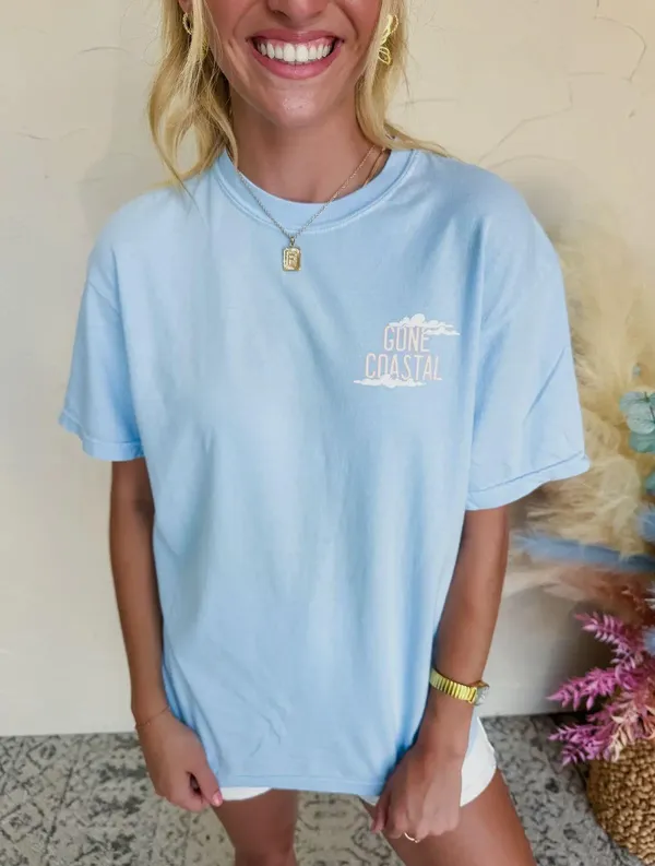 Comfort Colors New Gone Costal Light Blue Tshirts - Image 3