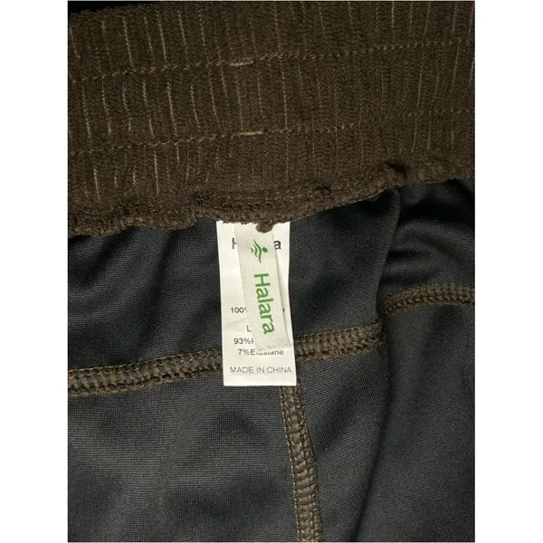 Halara Brown Corduroy Pull On Wide Leg Pants Women’s Size XL Petite - Image 7