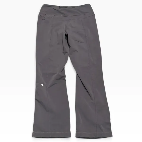 Lululemon Run: Free Pant Coal Grey Pockets W5221S Size 6 Softshell Outdoor Warm - Image 2