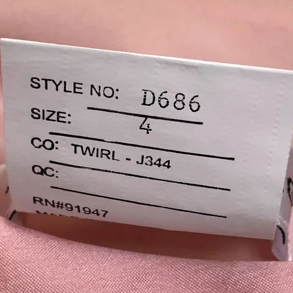 NWT‎ Alfred Sung Off the Shoulder Cocktail Dress in Twirl Pink - Image 5