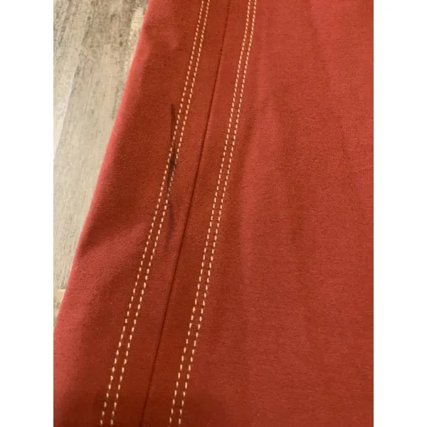 NEW Anthropologie Essential Trouser Pant Red White - Image 5