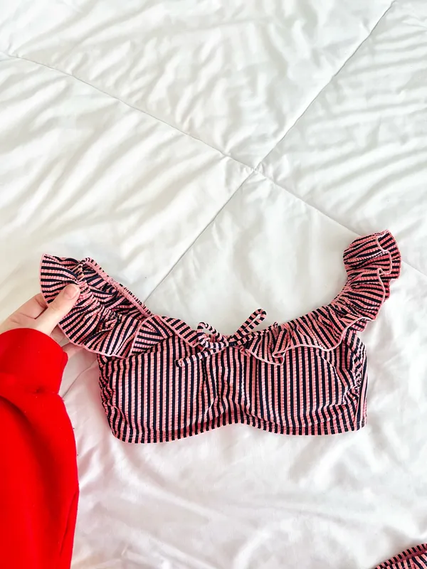 Xhilaration Adorable striped bikini set - Image 2