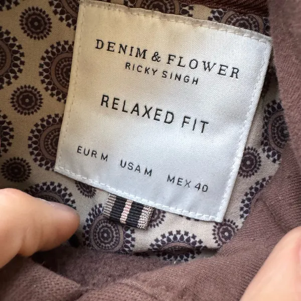 Denim & Flower Ricky Singh Relaxed Fit Hoodie - Image 10