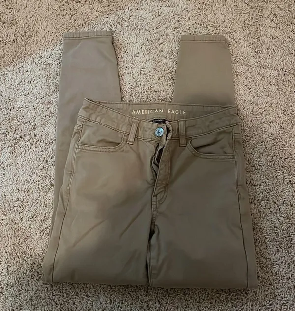 American Eagle Next Level Stretch Khaki Pants - Image 2