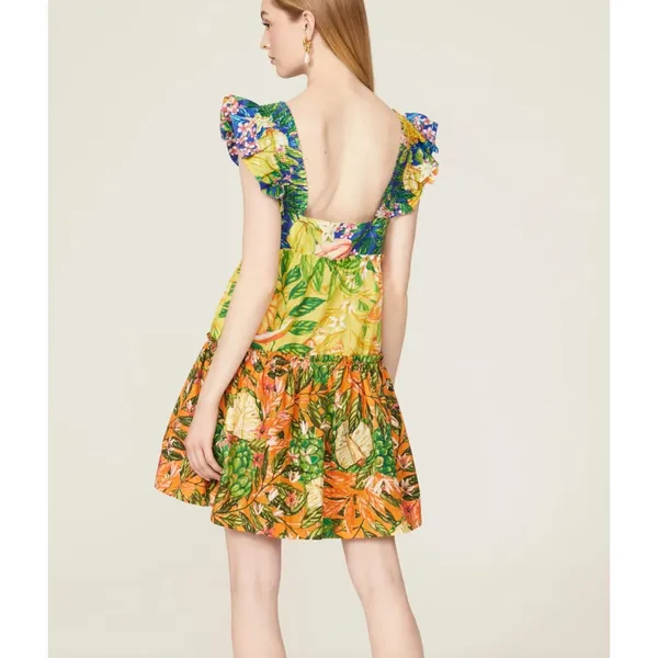Farm Rio Colorful Caipirinha Mini Dress NWT Size M - Image 5