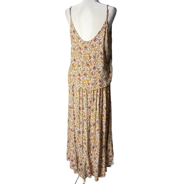 Cynthia Rowley Top Midi Skirt Set L Floral Matching Outfit‎ Peasant Cottage Boho - Image 9