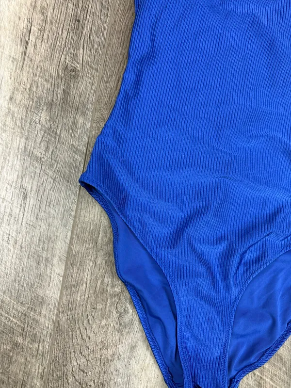 Aerie Blue Ribbed One Piece Swimsuit - Image 2