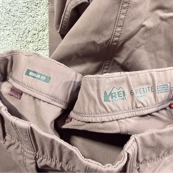 REI Co-op Women’s Taereen Pants Mid Rise Outdoor Hiking in Mauve 6P - Image 10
