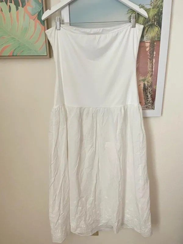 Peppermayo Cherry Skies Midi Dress - White US 10 - Image 4