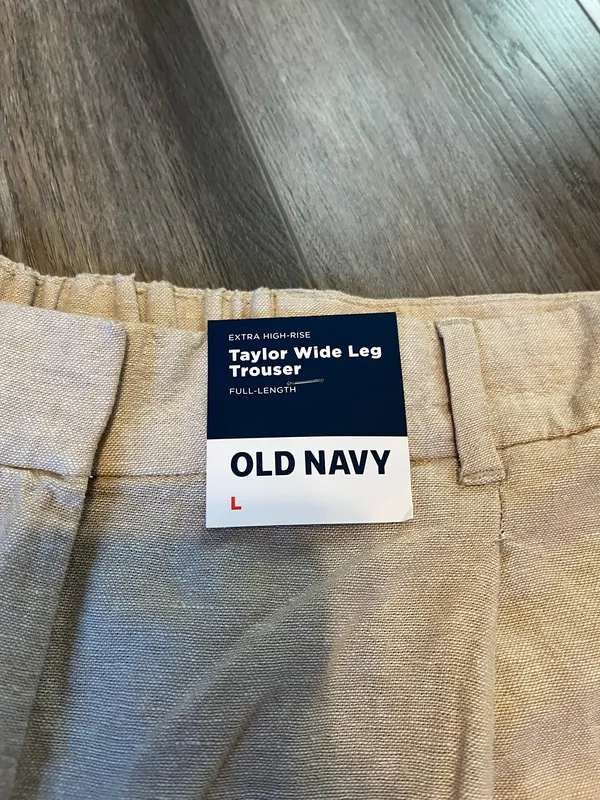 NWT Old Navy Extra High Rise Taylor Wide Leg Trousers - Image 6
