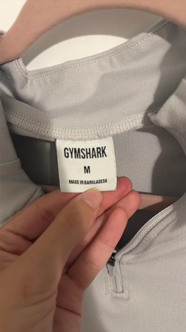 Gymshark Gray Quaterzip - Image 3