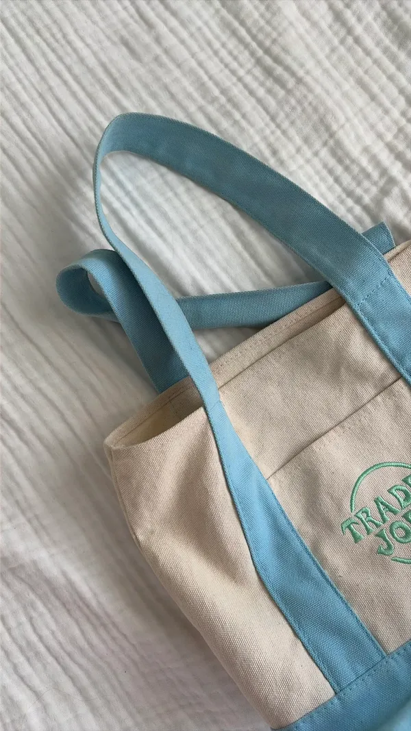 Trader Joe’s Bag Blue - Image 3