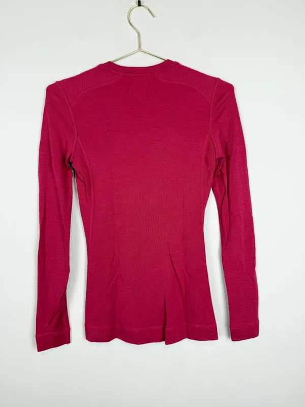 Smartwool Classic Thermal Merino Wool 250 Baselayer Long Sleeve Top Pink Size XS - Image 7