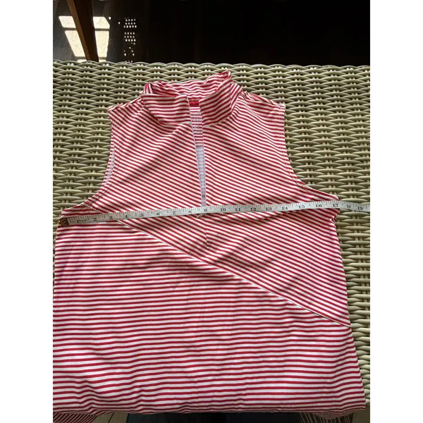 Tommy Bahama Aubrey IslandZone Zip Neck Shirt Small Golf Polo athleisure - Image 7