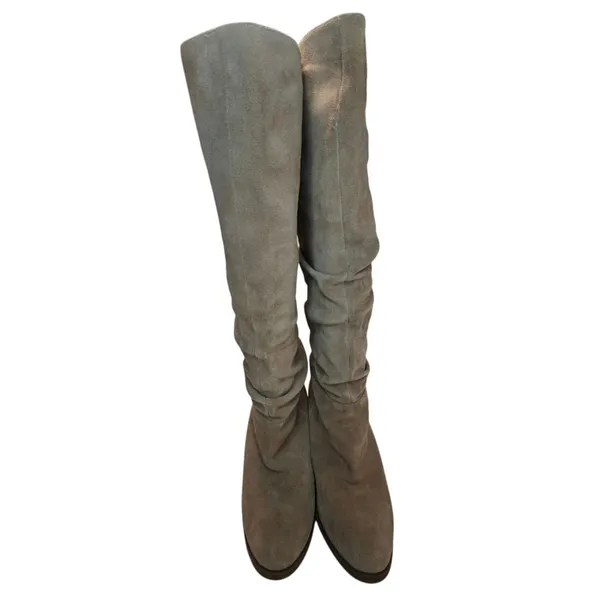 Tan suede high Steve Madden Boots sz 11 - Image 2