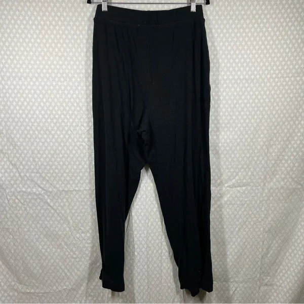 Free People Beach Black Golden Sands Knit High‎ Rise Pants - Image 3