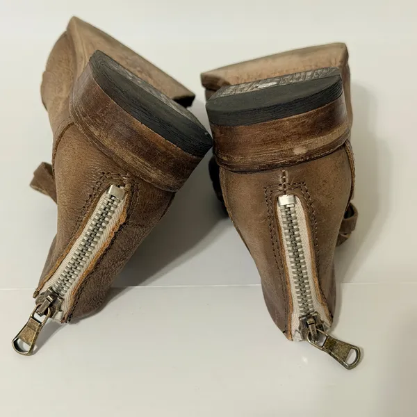 Free People Lost Valley Ankle Boot Size 36 Distressed Fall Western Booties‎ - Image 4
