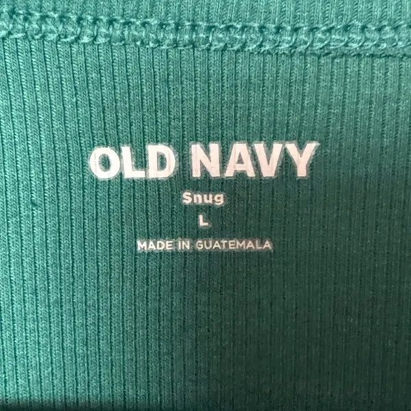 Old Navy Women's Crew Neck Crop Short Sleeve Tee Sz L New With Tag - Image 3