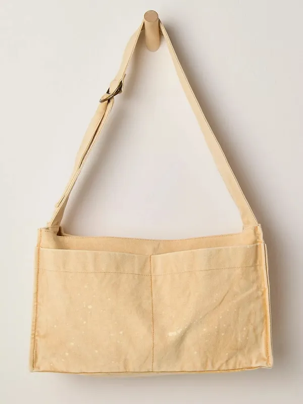 NWT Free People Camp Crush Sling Bag ~ Neutral / Yellow-ish 💛💛💛SOLD OUT! - Image 2