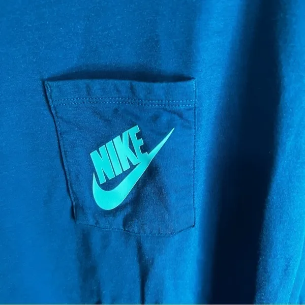 Nike Teal Blue‎ Hi Low Long Sleeve T-shirt - Image 2