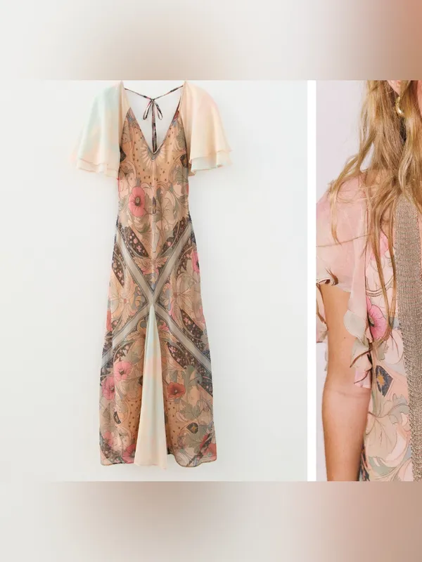 NWT Free People Celestial Nights Maxi Dress - fairy combo - small - Image 11