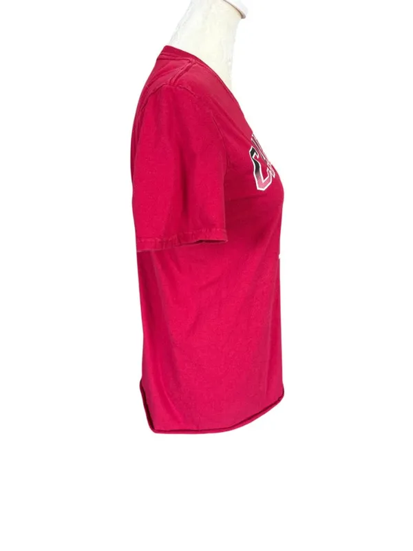 Gildan women's Montreal Canada red short sleeve crewneck t-shirt size medium - Image 3