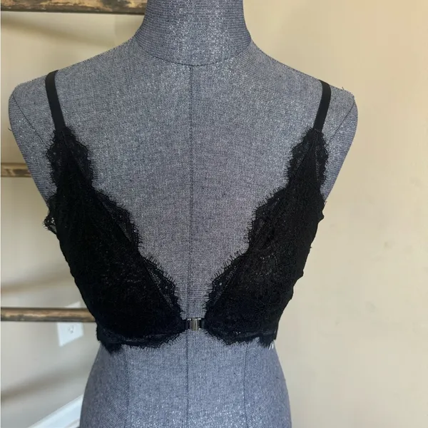 Free People NWT You're So Great Underwire Bra in Black - Image 6