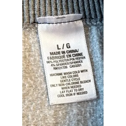 Aeropostale Women's Light Gray Textured Knit Leggings Size Large - Image 6