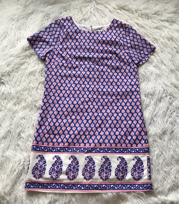 J. Crew Dress Printed Gallery Shift Dress Paisley - Image 2