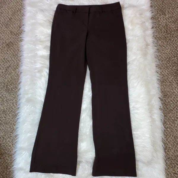Tracy Evans Brown Wide Leg Dress Pants - Image 3
