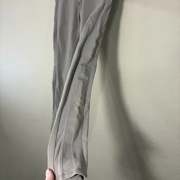 Alo Yoga 7/8 High-Waist Airbrush Legging - Taupe- Sz S Double Mesh Side Outdoor - Image 4