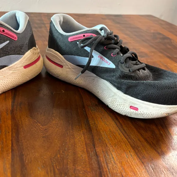 Brooks Ghost Max Womens 9.5 Wide Running Shoe Black Pink 1203951D082 DNA LOFT v2 - Image 11